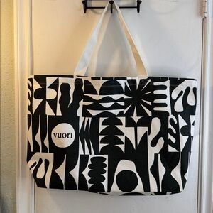 Vuori Abstract Graphic Canvas Tote XLarge